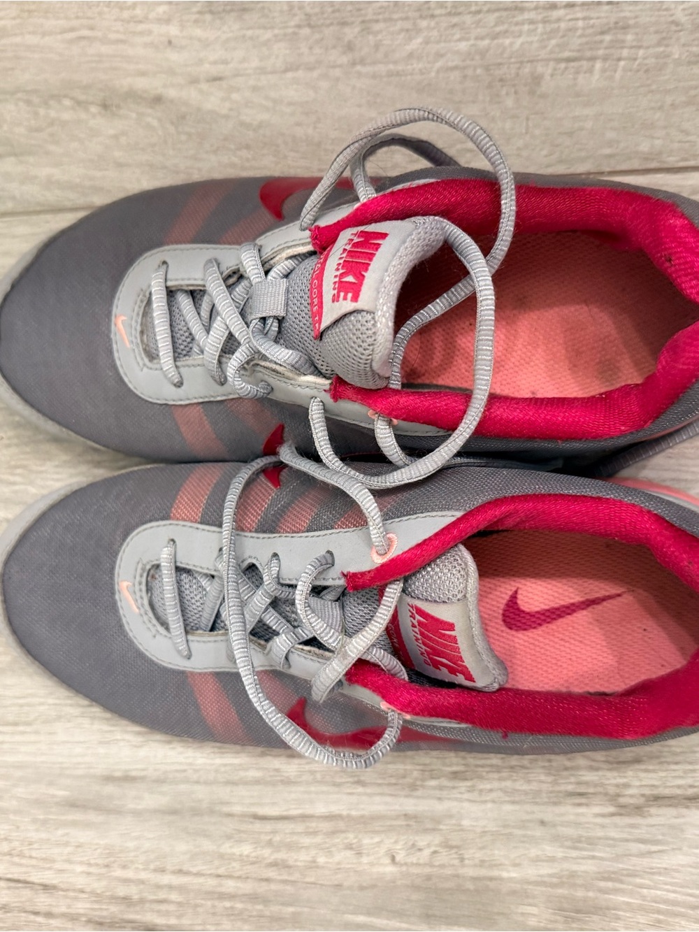 Women’s Pink/Gray Nike Air (size 8)